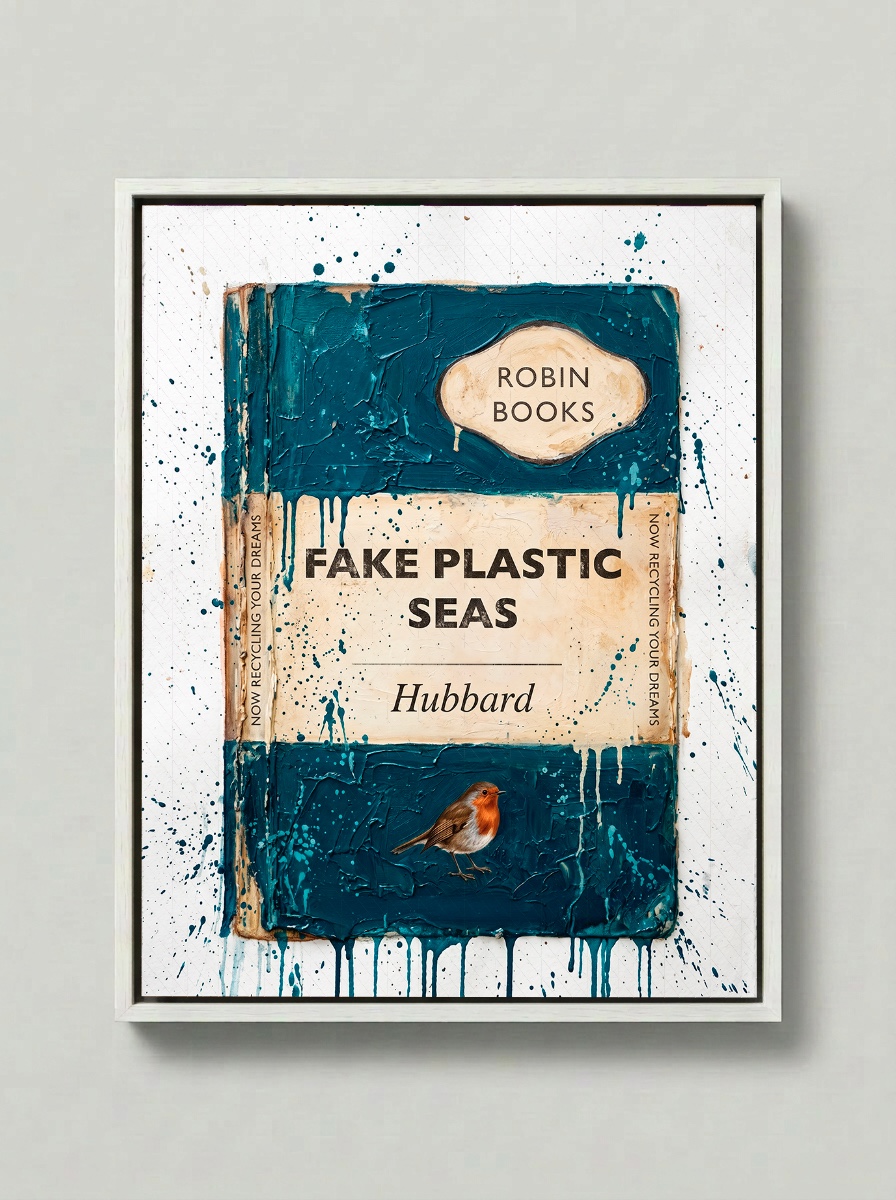 Fake Plastic Trees — Robin Books palette-knife print on aluminium composite