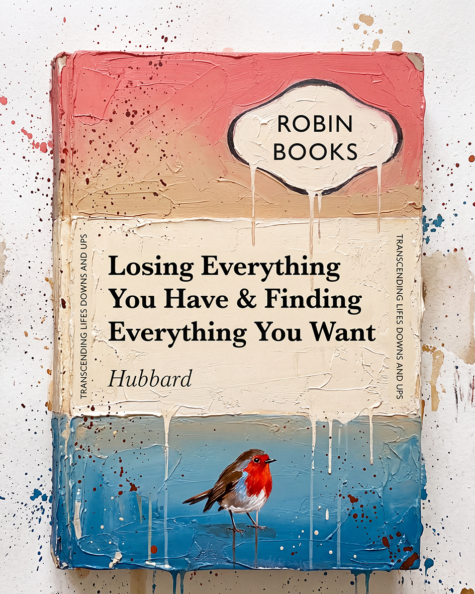 Losing Everything You Have — Robin Books palette-knife print on aluminium composite